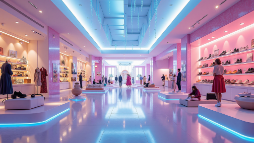 深圳回力专卖店，年轻人聚集的商业区，潮流装修风格，吸引年轻消费群体